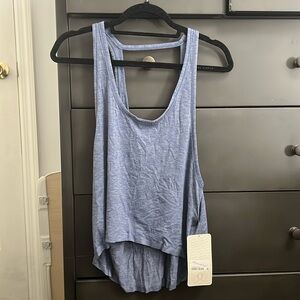 NWT lululemon Intended Tank size 8 heather blue